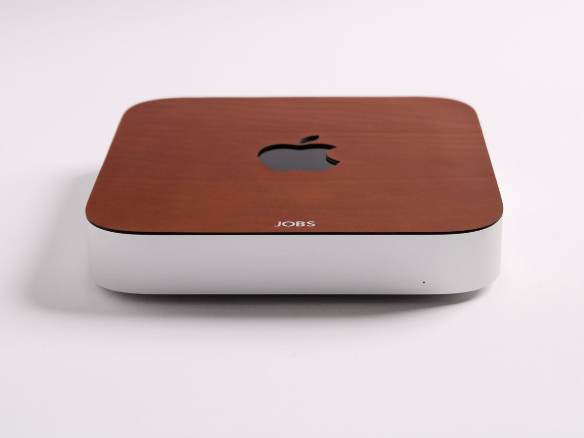 Mac Mini M1 & M2 Italian Leather Skin with Logo Cut Out