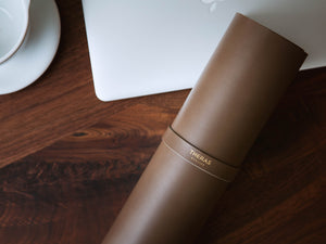 Italian Leather Blotter, Portable Desk Mat, Personalized, Theras Atelier, Made to Order Leather Goods, Custom Desk Mat - 11