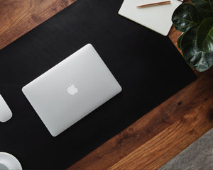 Italian Leather Blotter, Portable Desk Mat, Personalized, Theras Atelier, Made to Order Leather Goods, Custom Desk Mat - 3