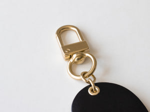 
                  
                    Load image into Gallery viewer, Italian Leather Heart Heart Purse Charm, Key Chain, Personalized
                  
                