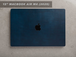 
                  
                    Load image into Gallery viewer, 13 Inch MacBook Air (M4) Italian Leather Skin, Front, Back, with Logo Cut Out
                  
                