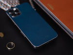 iPhone 12 Mini Italian Leather Skin, Personalized, Theras Atelier, Made to Order Leather Goods, Custom iPhone 12 Mini Leather Skin - 1