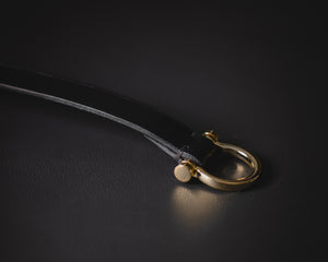 
                  
                    Load image into Gallery viewer, Double Wrap Italian Leather Bracelet with Gold Hardware
                  
                