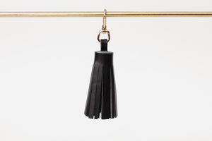 
                  
                    Load image into Gallery viewer, Luxe Italian Leather Tassel, Personalized, Key Chain Accessory, Theras Atelier, Made to Order Leather Goods, Custom Tassel Key Chain Accessory - 6
                  
                