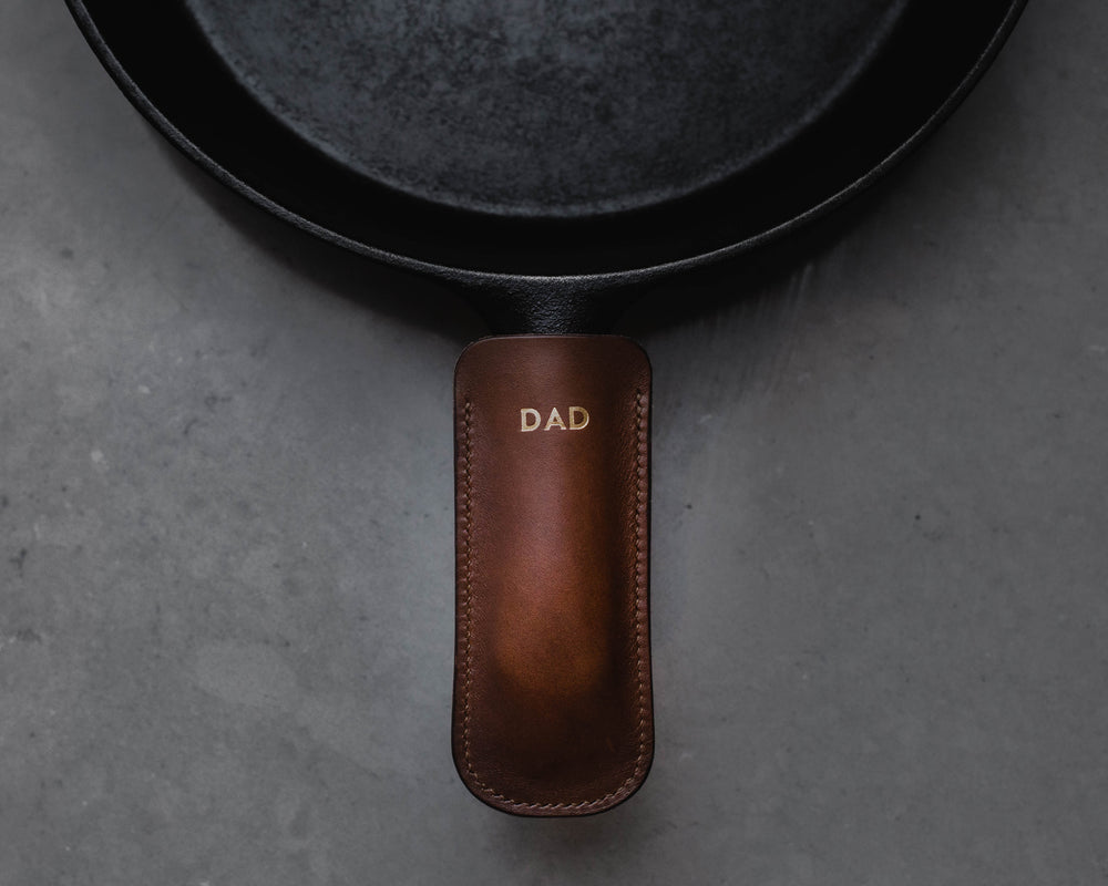 Leather Cast Iron Pan Handle Holder