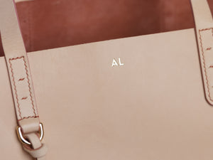 
                  
                    Load image into Gallery viewer, Carry All Tote Vegetable Tanned Leather, Suede Lining
                  
                