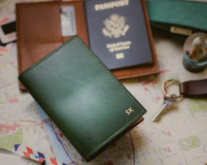 Personalized Leather Passport Holder from EngraveMeThis