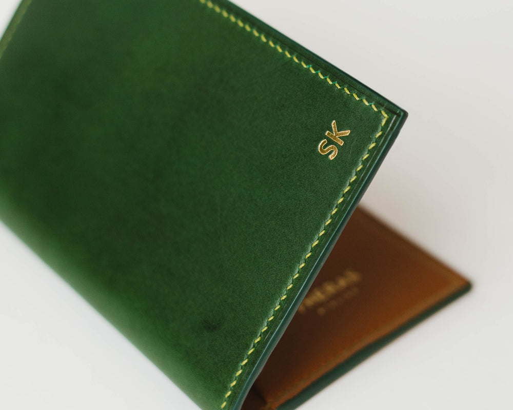 
                  
                    Load image into Gallery viewer, Italian Leather Passport Wallet with Lining, Personalized
                  
                