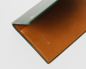 
                  
                    Load image into Gallery viewer, Italian Leather Passport Wallet with Lining, Personalized
                  
                