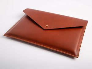 
                  
                    Load image into Gallery viewer, MacBook Pro Envelope Clutch, Leather Laptop Case
                  
                