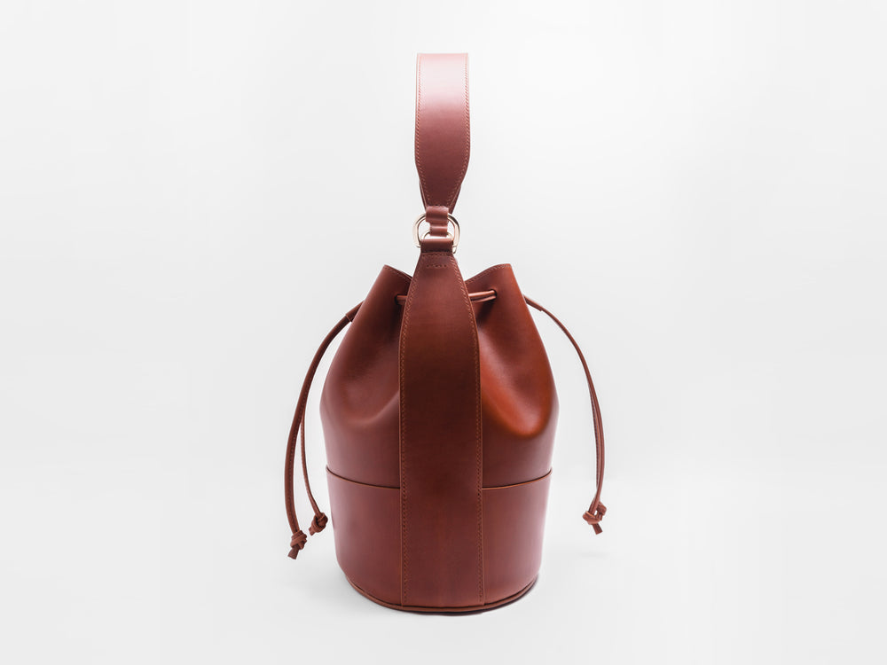
                  
                    Load image into Gallery viewer, Drawstring Bucket Bag with Shoulder Strap
                  
                