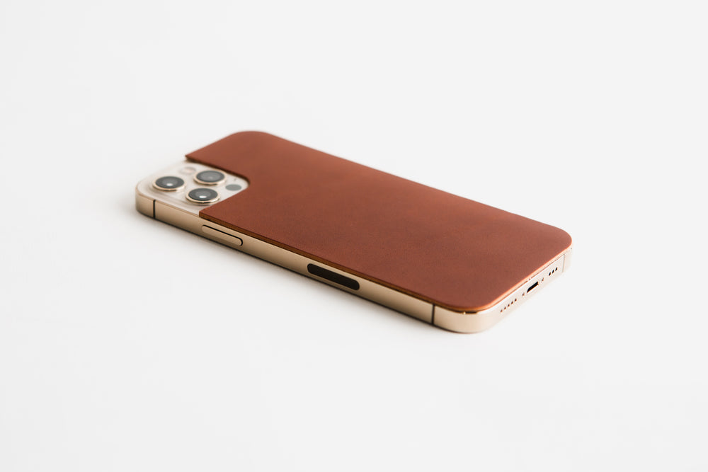 
                  
                    Load image into Gallery viewer, iPhone 13 Italian Leather Skin, Personalized, Theras Atelier, Made to Order Leather Goods, Custom iPhone 13 Skin - 2
                  
                