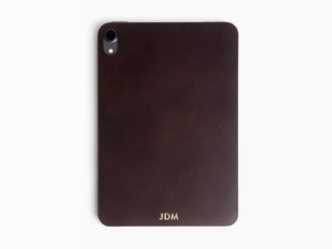 
                  
                    Load image into Gallery viewer, Products Italian Leather Skin for iPad Mini (2021), Personalized, Theras Atelier, Made to Order Leather Goods, Custom iPad Mini Skin - 1
                  
                