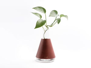 
                  
                    Load image into Gallery viewer, Lab Series Leather Wrapped Vases, Conical
                  
                