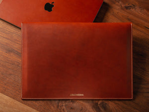 
                  
                    Load image into Gallery viewer, MacBook Pro Envelope Clutch, Leather Laptop Case
                  
                