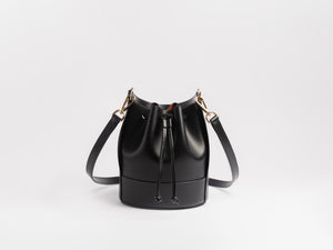 
                  
                    Load image into Gallery viewer, Mini Drawstring Bucket Bag with Shoulder Strap
                  
                