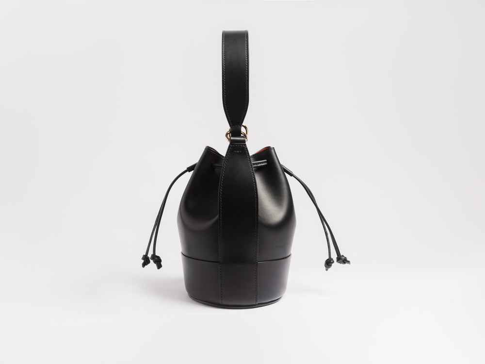
                  
                    Load image into Gallery viewer, Mini Drawstring Bucket Bag with Shoulder Strap
                  
                