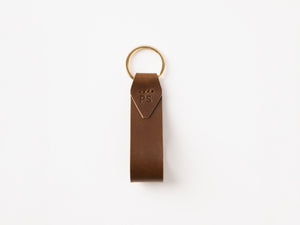 Classic Tab Italian Leather Key Chain, Personalized, Theras Atelier, Made to Order Leather Goods, Custom Key Chain - 8