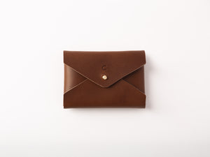 
                  
                    Load image into Gallery viewer, Vegetable Tanned Leather Card Wallet, Unlined, Personalized
                  
                