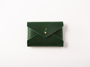 
                  
                    Load image into Gallery viewer, Vegetable Tanned Leather Card Wallet, Unlined, Personalized
                  
                