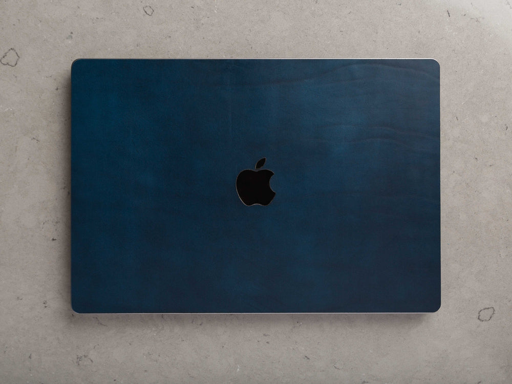 
                  
                    Load image into Gallery viewer, 16 Inch MacBook Pro M2, 2023, Italian Leather Skin, Front, Back, with Logo Cut Out, Theras Atelier, Made to Order Leather Goods, Custom MacBook Pro M2 16&amp;quot; - 8
                  
                